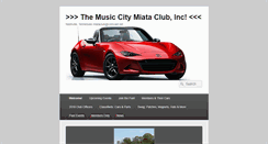 Desktop Screenshot of musiccitymiataclub.com